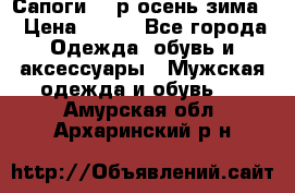 Сапоги 35 р.осень-зима  › Цена ­ 700 - Все города Одежда, обувь и аксессуары » Мужская одежда и обувь   . Амурская обл.,Архаринский р-н